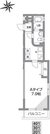 プライムアーバン西荻窪の物件間取画像